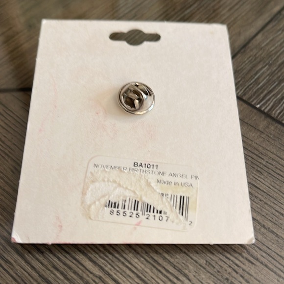 Vintage CAMCO November Birthstone Blessings Angel Pin - Picture 3 of 11